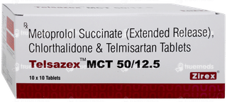 Telsazex Mct 50/12.5 Tablet 10