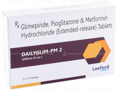 Dailyglim Pm 2 Tablet 15 Dailyglim Pm 2 Tablet 15