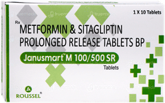 Janusmart M 100/500 Sr Tablet 10 Janusmart M 100/500 Sr Tablet 10