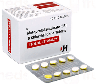 Etolol Ct 50/6.25 Tablet 10