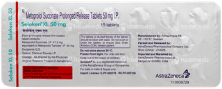 Seloken Xl 50mg Tablet 15