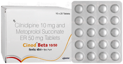Cinod Beta 10/50 Tablet 20