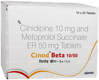 Cinod Beta 10/50 Tablet 20