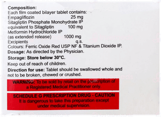 Empalo Sm 25/100/1000 Tablet 10