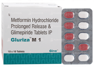 Gluriza M 1 Tablet 10