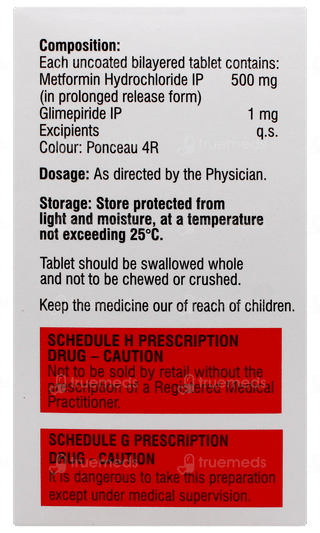 Gluriza M 1 Tablet 10