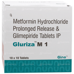 Gluriza M 1 Tablet 10