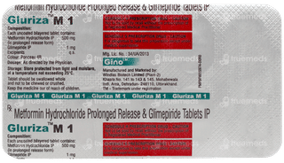 Gluriza M 1 Tablet 10