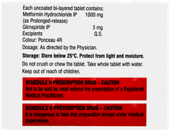 Obimet Gx Forte 3Mg Tablet Pr 10
