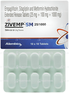 Zivemp Sm 25/1000 Tablet 10 Zivemp Sm 25/1000 Tablet 10