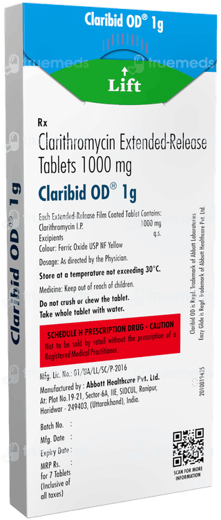 Claribid Od 1G Tablet 7