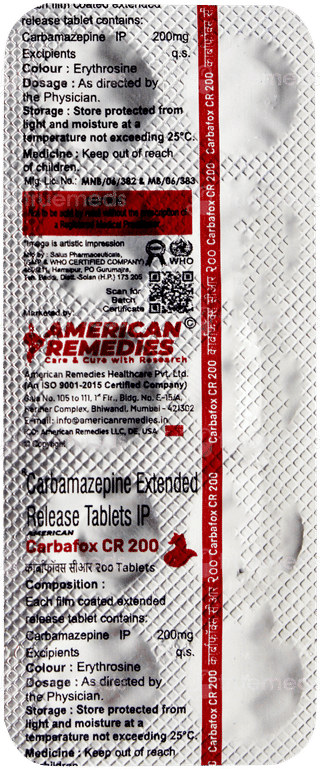 Carbafox Cr 200 Tablet 10