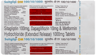 Suitglip Dm 100/10/1000 Tablet 10