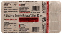 Nefistar Retard 30 Tablet Er 15