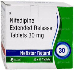 Nefistar Retard 30 Tablet Er 15