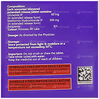 Glizid M Xr 60 Tablet 15