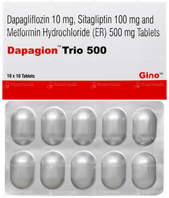 Dapagion Trio 500 Tablet 10 Dapagion Trio 500 Tablet 10
