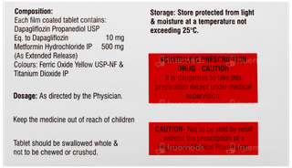 Dapagion M 500 Tablet 10