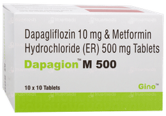 Dapagion M 500 Tablet 10