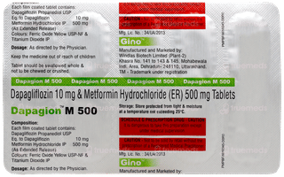 Dapagion M 500 Tablet 10