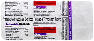Telsaride Beta 25 Tablet 10