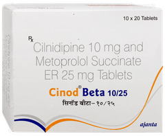 Cinod Beta 10/25 Tablet 20