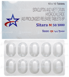 Sitara M 50/1000 Tablet Pr 10
