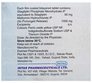 Sitara M 50/1000 Tablet Pr 10