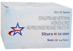 Sitara M 50/1000 Tablet Pr 10