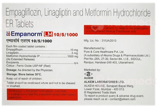 Empanorm Lm 10/5/1000 Tablet 10