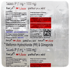 Isryl M 1 Forte Tablet Pr 15