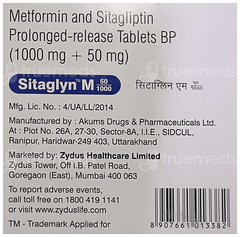 Sitaglyn M 50/1000 Tablet Pr 10