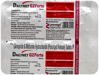 Dailymet G2 Forte Pr Tablet 10