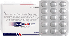 Met Xl Amt 25/5/40 Tablet 15 Met Xl Amt 25/5/40 Tablet 15