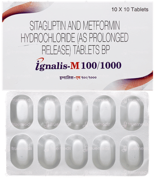 Ignalis M 100/1000 Tablet Pr 10