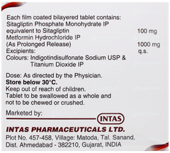 Ignalis M 100/1000 Tablet Pr 10