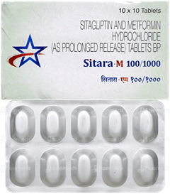 Sitara M 100/1000 Tablet Pr 10