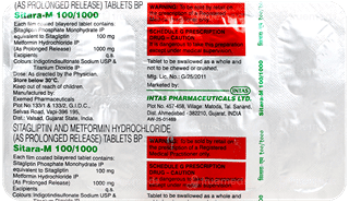 Sitara M 100/1000 Tablet Pr 10