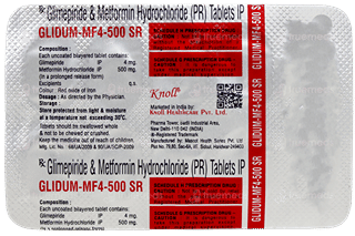 Glidum Mf4 500 Sr Tablet Pr 10