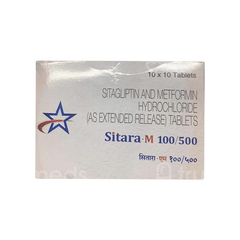 Sitara M 100/500 Tablet Pr 10