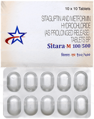 Sitara M 100/500 Tablet Pr 10