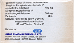 Sitara M 100/500 Tablet Pr 10