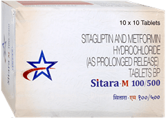 Sitara M 100/500 Tablet Pr 10
