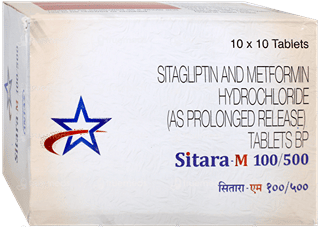 Sitara M 100/500 Tablet Pr 10