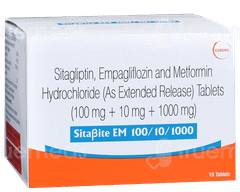 Sitabite Em 100/10/1000 Tablet 10