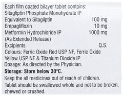 Sitabite Em 100/10/1000 Tablet 10