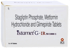 Istamet G Ir 50/1000/1 Tablet 10 Istamet G Ir 50/1000/1 Tablet 10