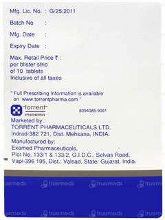 Azulix Sm Ir 50/1000/1 Tablet 10