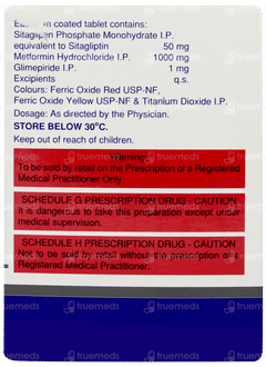 Sitaxa GM Ir 50/1000/1 Tablet 10