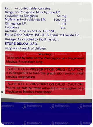 Sitaxa GM Ir 50/1000/1 Tablet 10